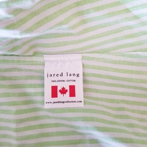 Jared Lang Striped 100% Cotton Shirt (M) - Picture 5 of 5